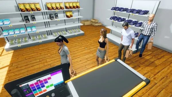 Supermarket Simulator (2024) PC hra v španielčine