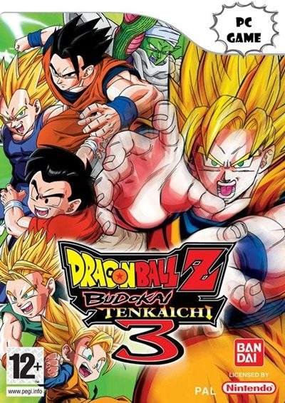 Dragon Ball z Budokai Tenkaichi 3 PC Plné španielske prebalenie DVD5 ISO 