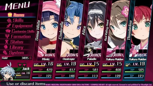 Mary Skelter: Nightmares PC plné Mary Skelter: Nightmares PC plné